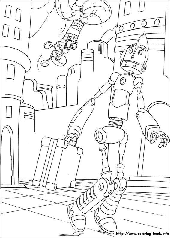 Roboty kolorowanki